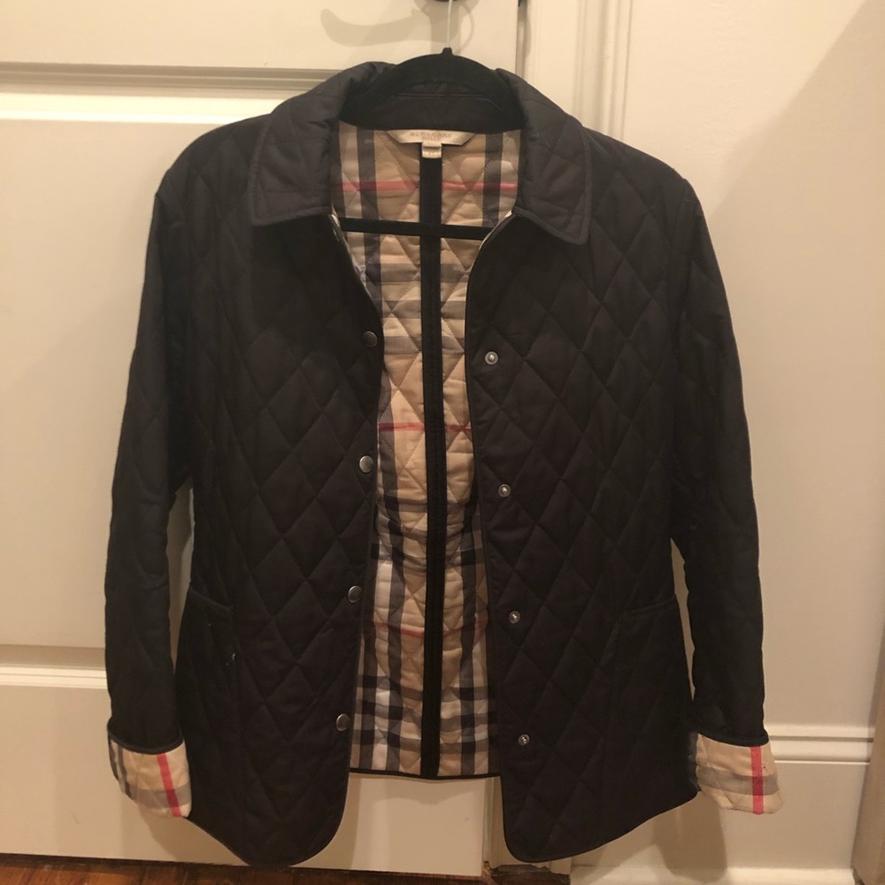 authentic Burberry Brit jacket in mint condition.